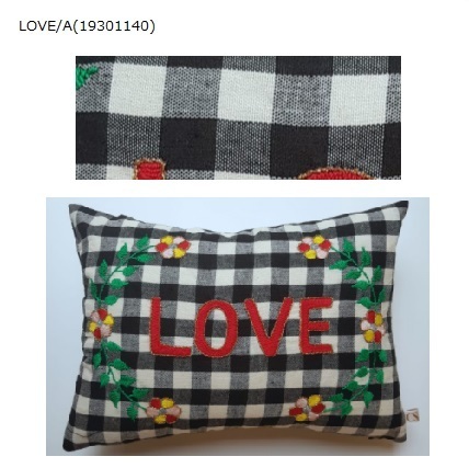 クッション・クッションカバー フランスより CSAO ハンドメイド 刺繍 クッション 枕カバー(12)