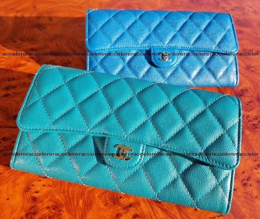 希少限定品 二折りカブセ長財布 キャビア 限定カラー GOLD金具