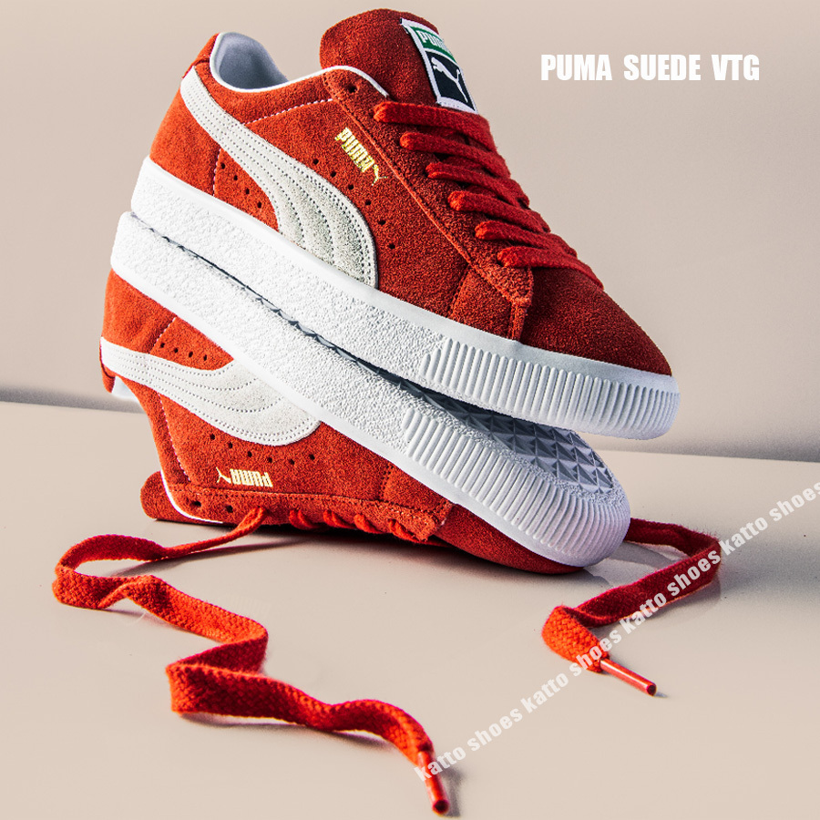 PUMA★SUEDE VTG★スエード★兼用★HIGH RISK RED