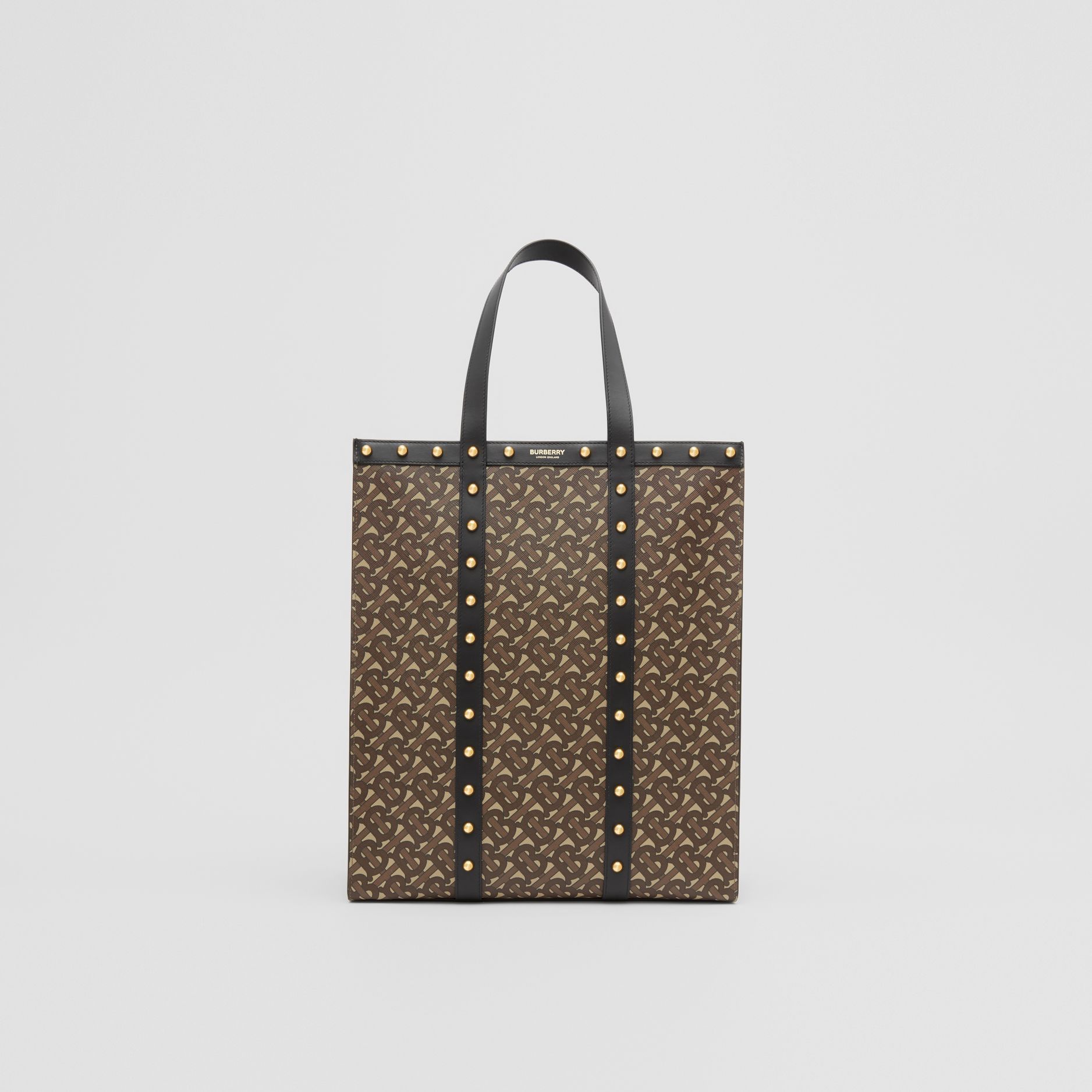 BURBERRY モノグラム Eキャンバス ポートレート トートバッグ