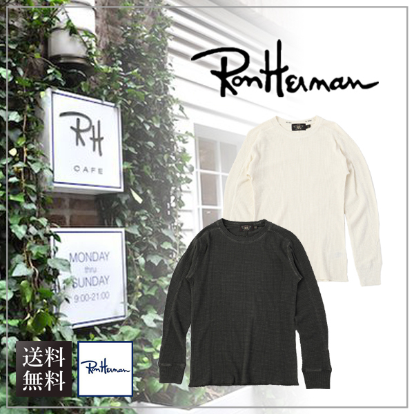 【送料無料】Ron Herman ロンハーマンCrew Neck Long Sleeve Tee