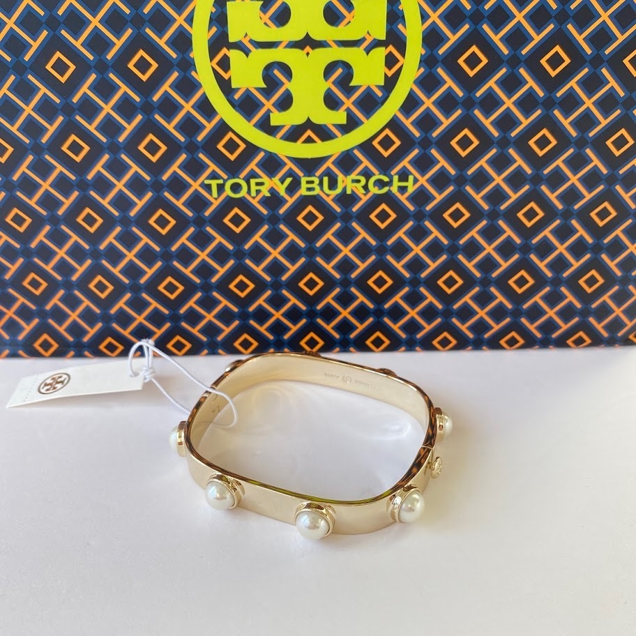 限定販売 TORY BURCH★Stacked Studded Pearl Bracelet*可愛い