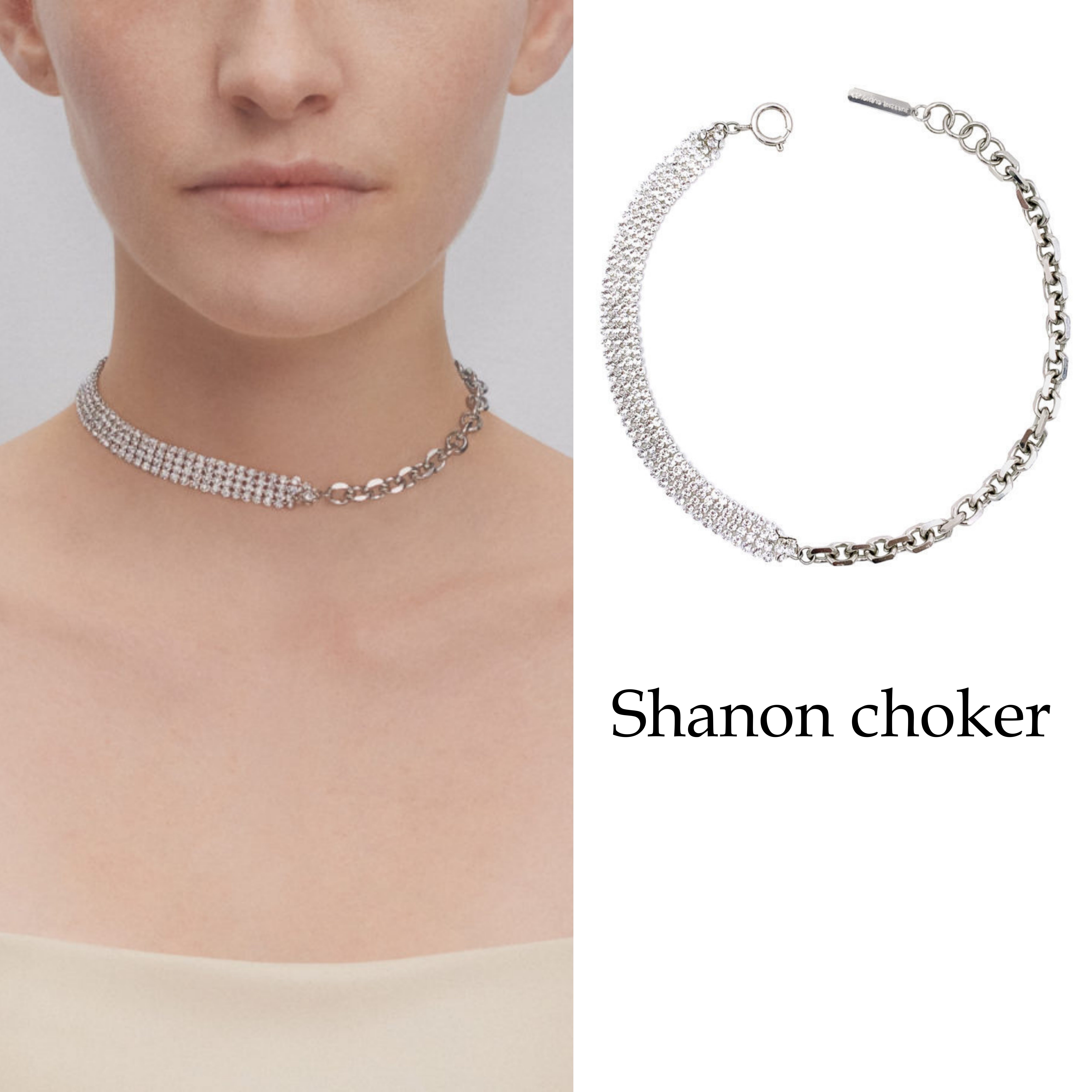 送料関税込【Justine Clenquet】Shanon choker☆パーマネント♪
