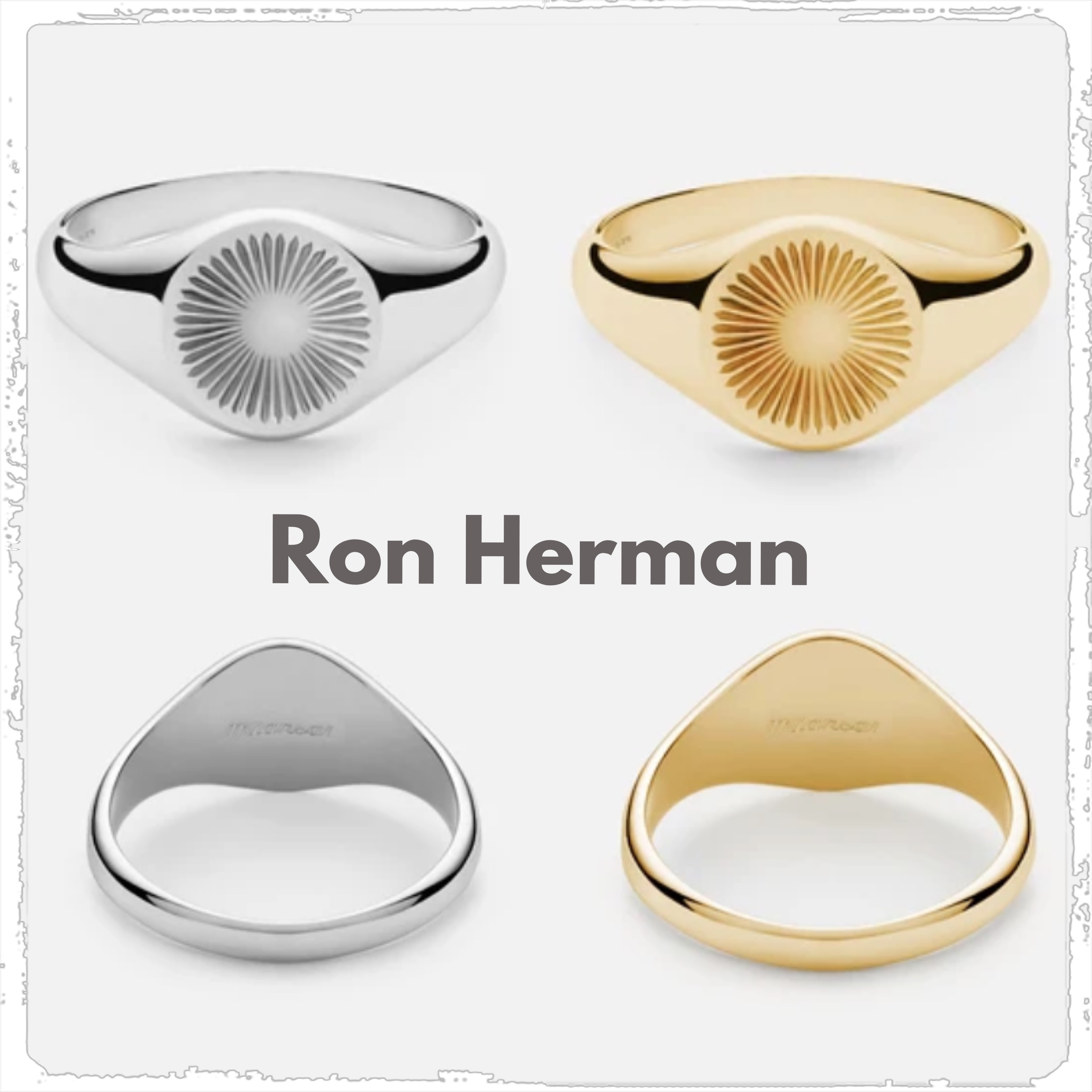 RH取扱☆miansai☆Solar Signet Ring シルバー・ゴールド♪ 指輪・リング RH取扱☆miansai☆Solar Signet Ring シルバー・ゴールド♪ 指輪・リング