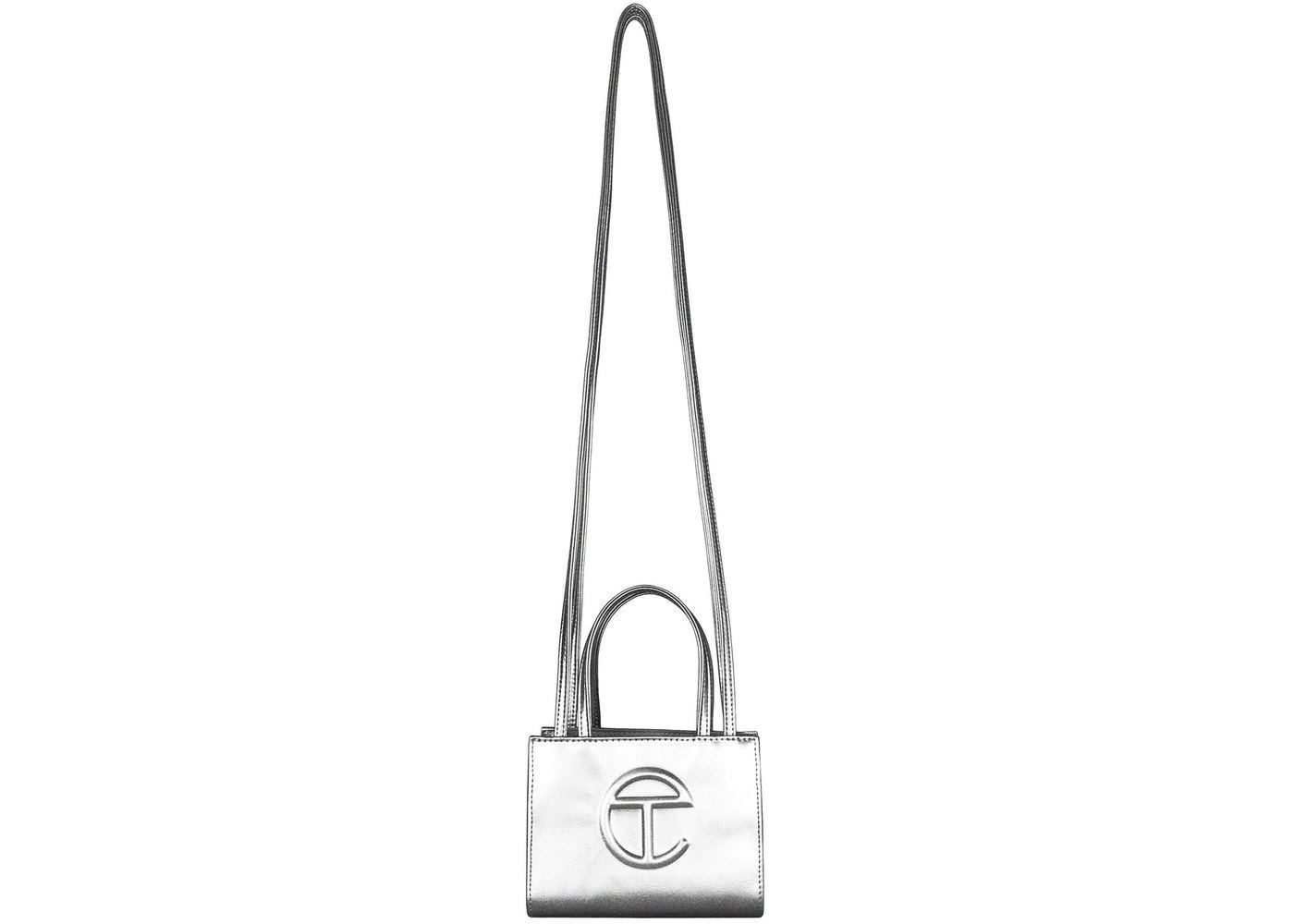セール中！送料関税込み Telfar Shopping Bag Small Silver