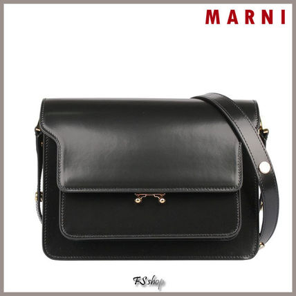 ブラック(黒)系 MARNI TRUNK x ショルダーバッグ・ポシェット ブラック(黒)系 MARNI TRUNK x ショルダーバッグ・ポシェット