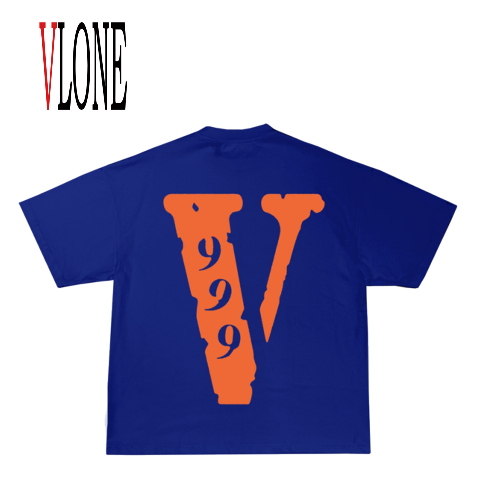 Juice Wrld x Vlone 999 Tシャツ ブルー