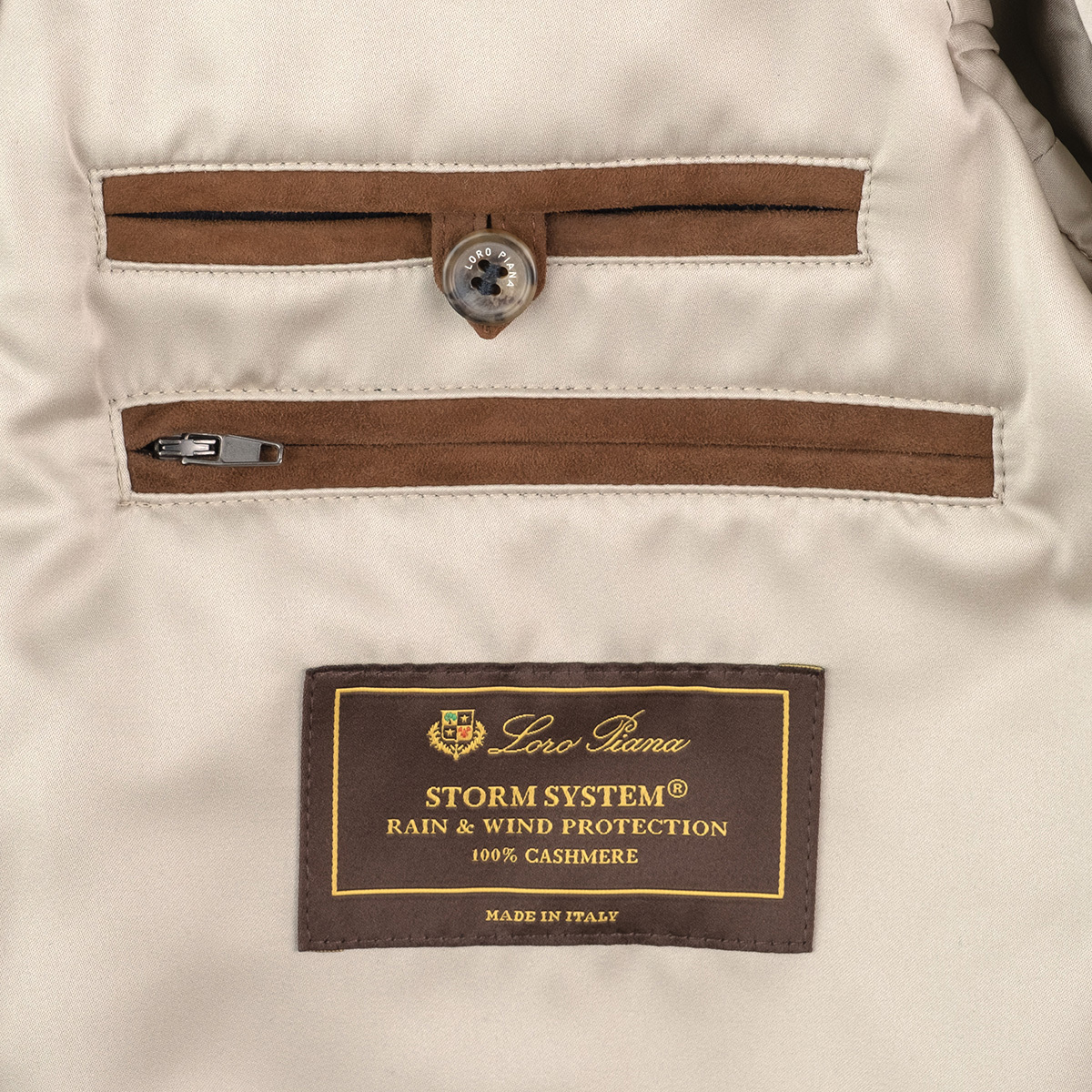 LOROPIANA/ロロピアーナカシミア100%ストームシステムコート