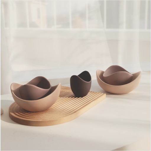 【carda】Lotis Centerpiece Object Ceramic Vase Set