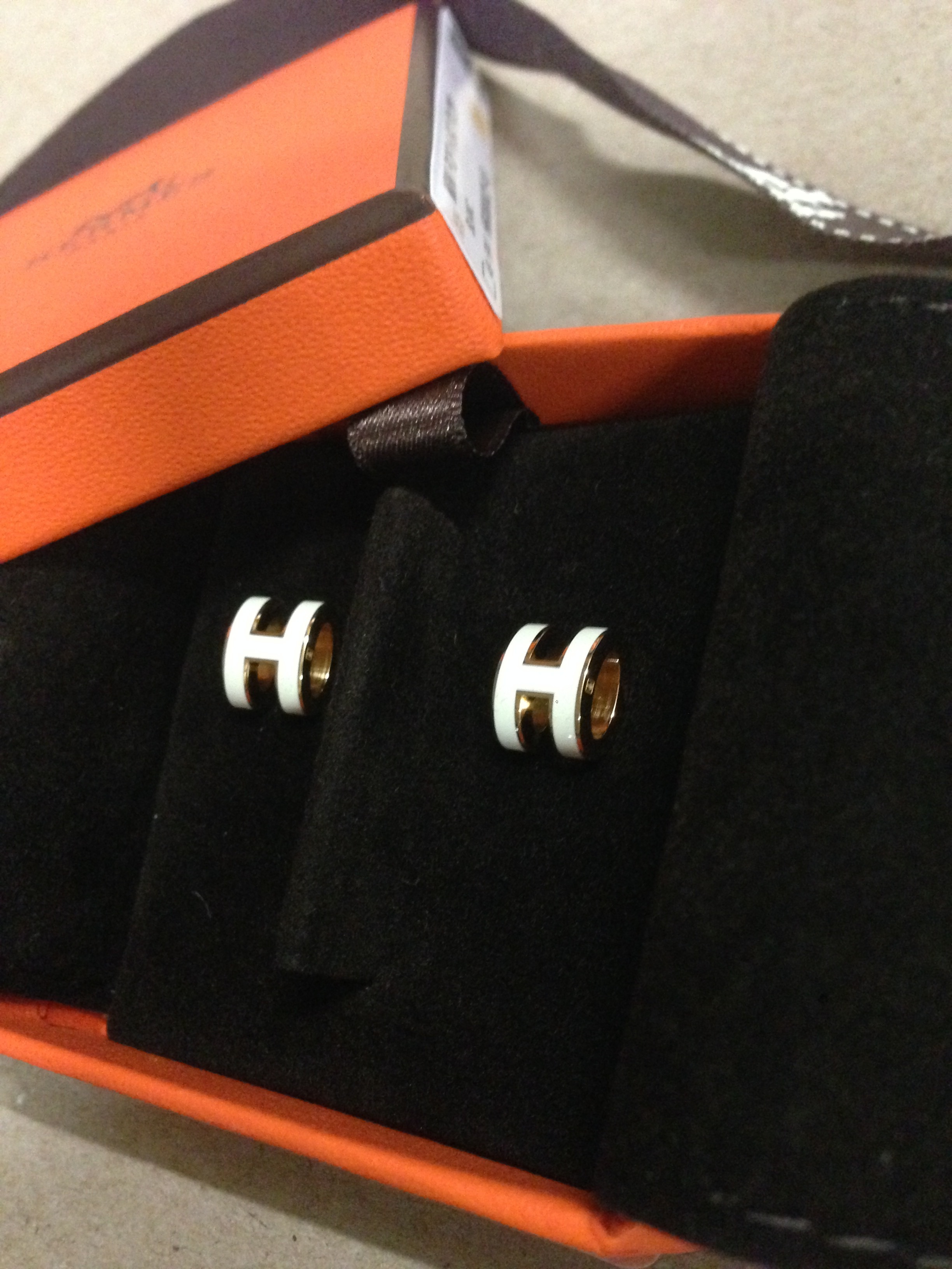 HERMES★ミニ ポップH★ピアス 《Mini Pop H》