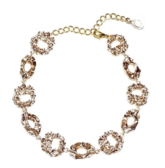 [Blackmuse]BLACKPINKジェニ着用☆gold plated layered necklace