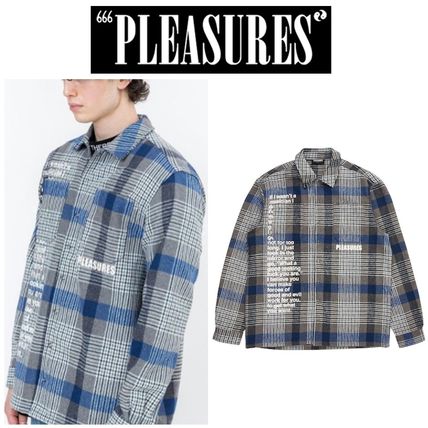 チェック ネルシャツ PLEASURES x メンズ - 海外通販のBUYMA 生産停止 PLEASURES シャツ フランネル サーフィン シャツ