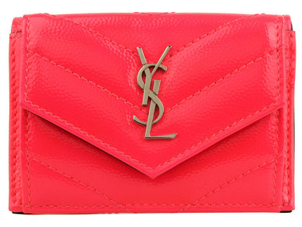 三つ折り Saint Laurent x 折りたたみ財布(レディース) - 海外通販のBUYMA