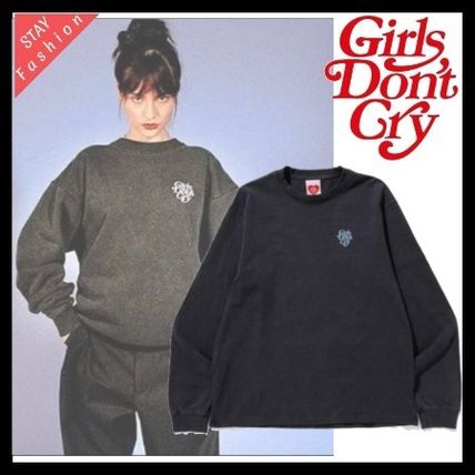 Girls don't cry ガールズドントクライ クルーネック スウェット