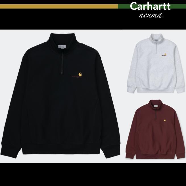 Carhartt AMERICANロゴ刺繍ZIPスウェット