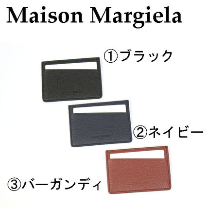 Maison Margiela Card Holders Unisex Plain Logo Card Holders