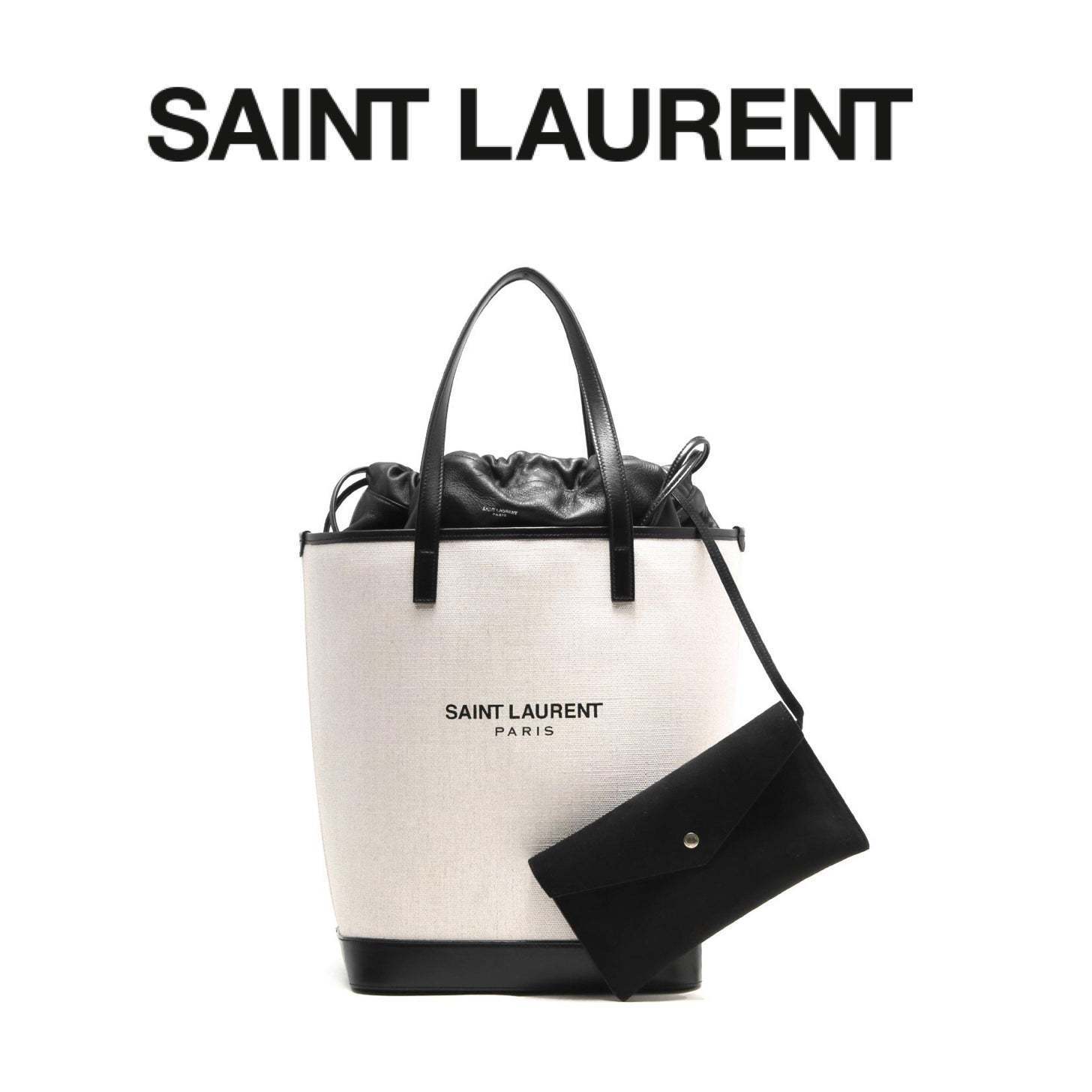 ★ SAINT LAURENT ★ TEDDY トートバッグ ホワイト