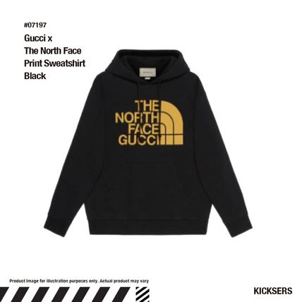 GUCCI パーカー・フーディ 人気話題注目コラボ！GUCCI x THE NORTH FACE HOODIE BLACK