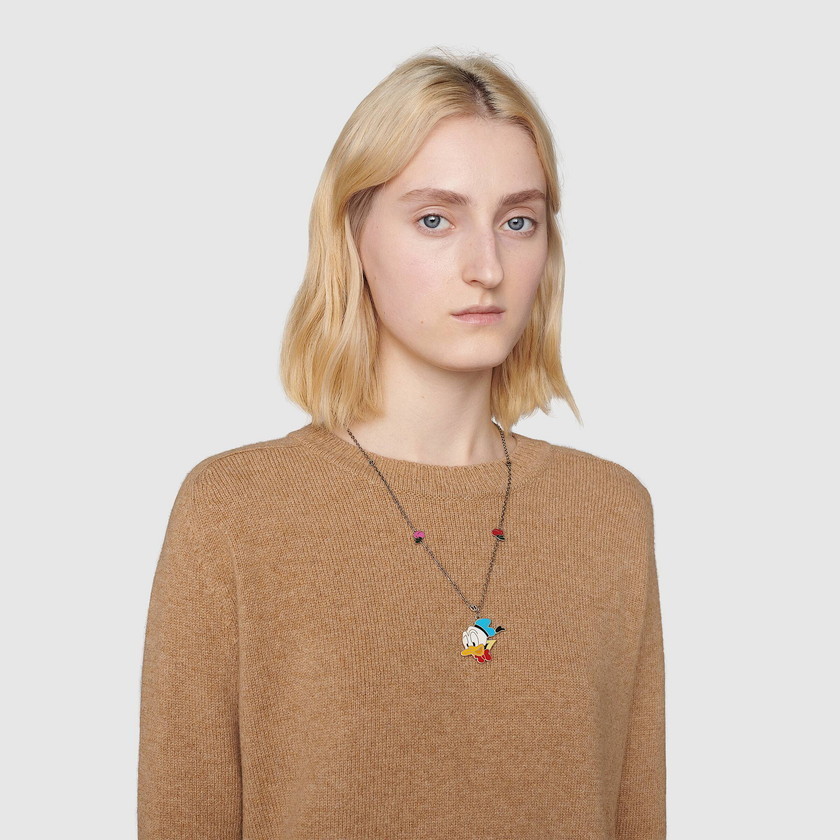 累積売上総額第1位【GUCCI】DISNEY X GUCCI DONALD NECKLACE