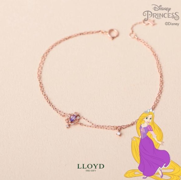 【LLOYD】[プリンセス ] ラプンツェル 10K Goldブ レスレット