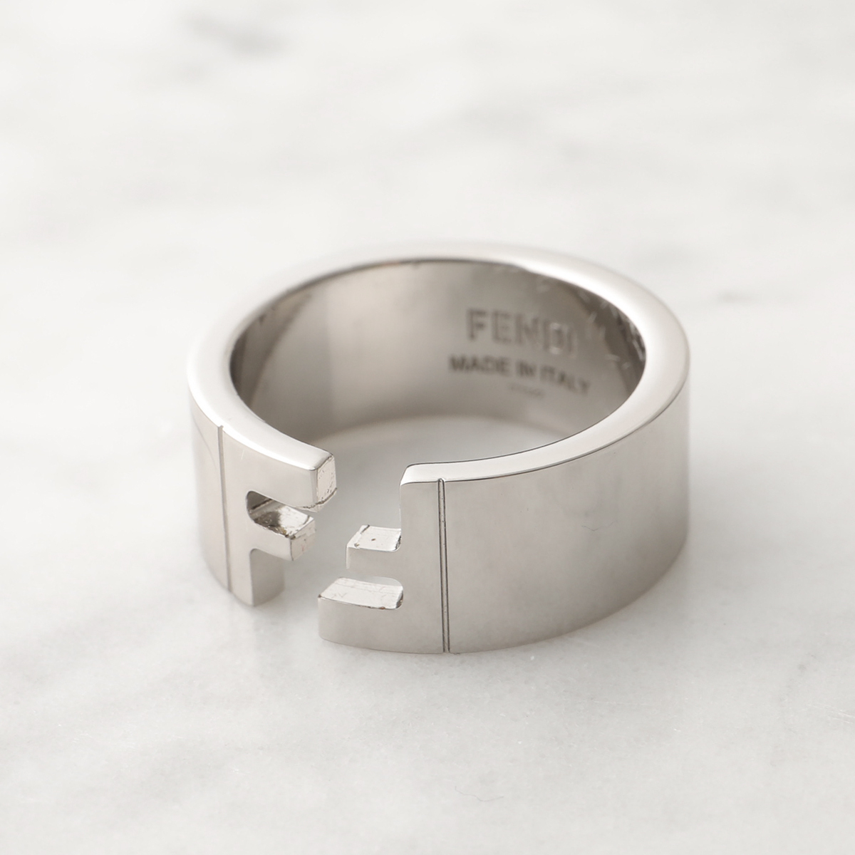 FENDI リング 7AJ193 B08 ANELLO FF 指輪 バンドリング