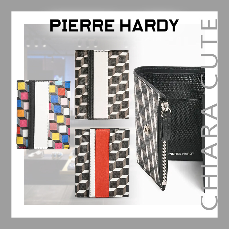 年末のプロモーション 【20AW】Pierre /キューブ柄三つ折りレザーウォレット Hardy_men 折りたたみ財布 年末のプロモーション 【20AW】Pierre /キューブ柄三つ折りレザーウォレット Hardy_men 折りたたみ財布
