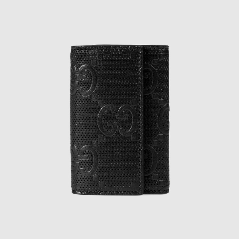 GUCCI キーケース・キーリング 累積売上総額第1位【GUCCI】GG EMBOSSED KEY CASE_NERO(5)