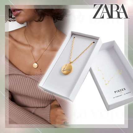 ZARA Necklaces & Pendants Casual Style Party Style Office Style Elegant Style