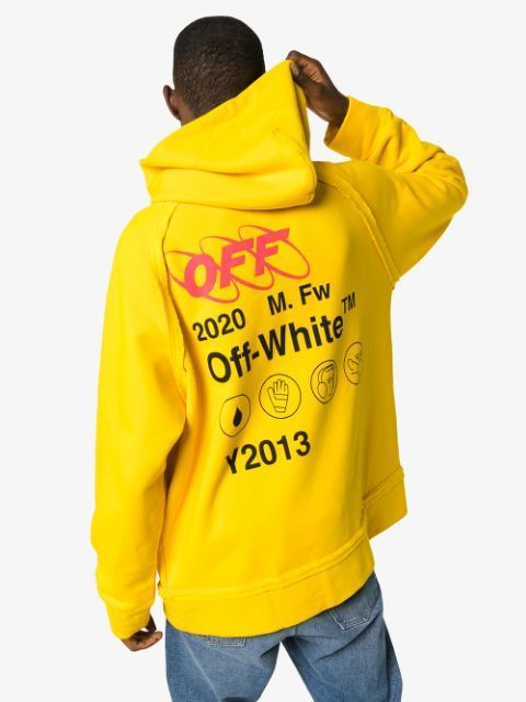 プレミアセットアップ】OFF-WHITE Y013 スウェット イエロー