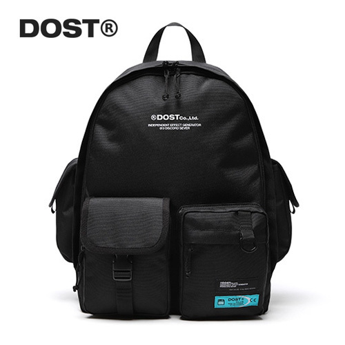 DOST正規品★TWO POCKET BUCKLE BACKPACK★UNISEX
