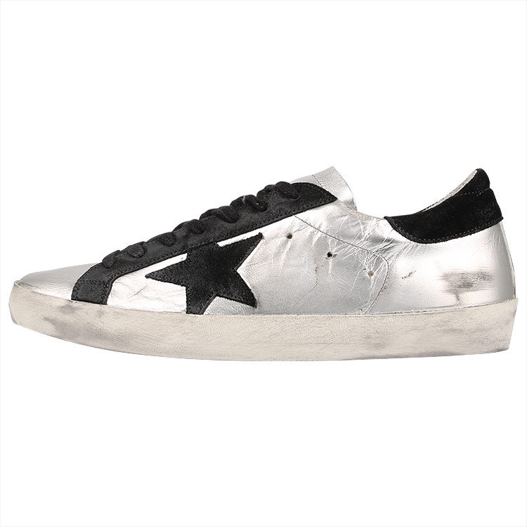 【GOLDEN GOOSE】SUPERSTAR SNEAKERS SILVER