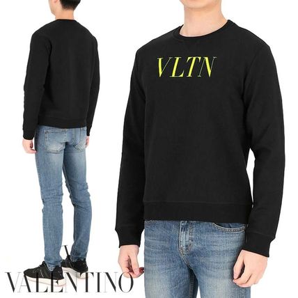 VALENTINO x スウェット・トレーナー(メンズ) - 海外通販のBUYMA クリアランスショップ ヴァレンティノ Vロゴ クルーネックスウェット トレーナー VLTN スウェット
