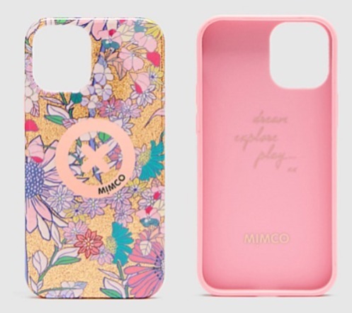 季節限定レトロ花柄★MIMCO★SUPER HARD CASE iPhone12シリーズ