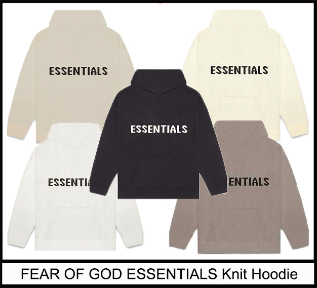 【希少/送料・関税込み/日本未入荷】ESSENTIALS Knit Hoodie