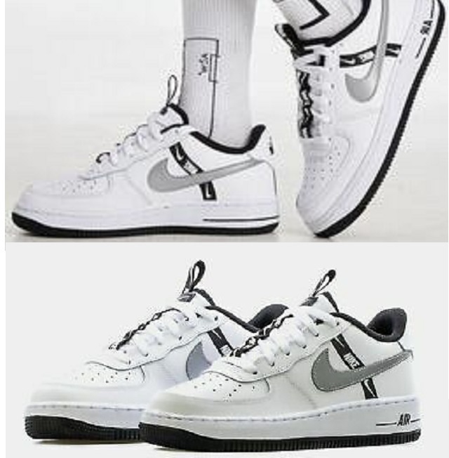 希少急ぐ! 大人もOK Nike Air Force 1 Low GS Reflective 3M