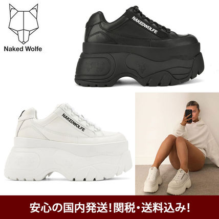 Naked Wolfe スニーカー Naked Wolfe SPRINTER レザー厚底スニーカー 9㎝ヒール