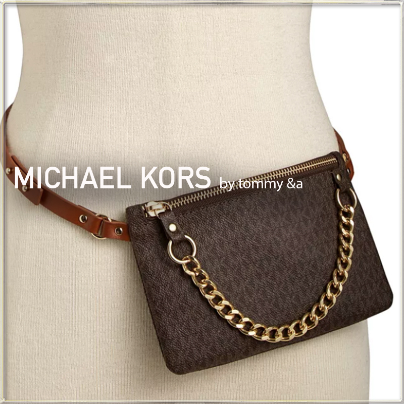 ★お仕事中に便利★MICHAEL KORS Belt Bag 554131C