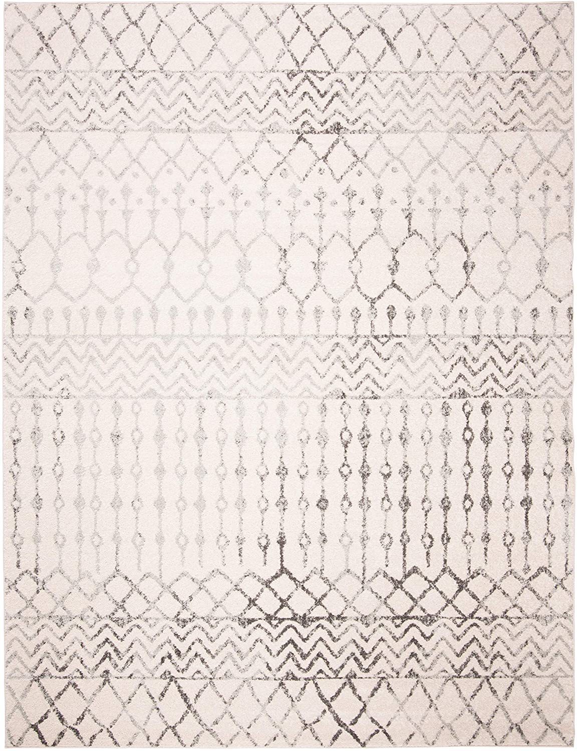 SAFAVIEH ラグ・カーペット Safavieh Tulum270 長方形ラグ アイボリー&グレー 183cm×274cm(2)
