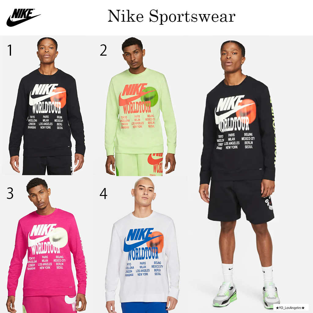 【正規逆輸入品】 家の中でも大活躍☆ロングシャツ☆Nike Sportswear☆選べる4色 Tシャツ・カットソー 【正規逆輸入品】 家の中でも大活躍☆ロングシャツ☆Nike Sportswear☆選べる4色 Tシャツ・カットソー