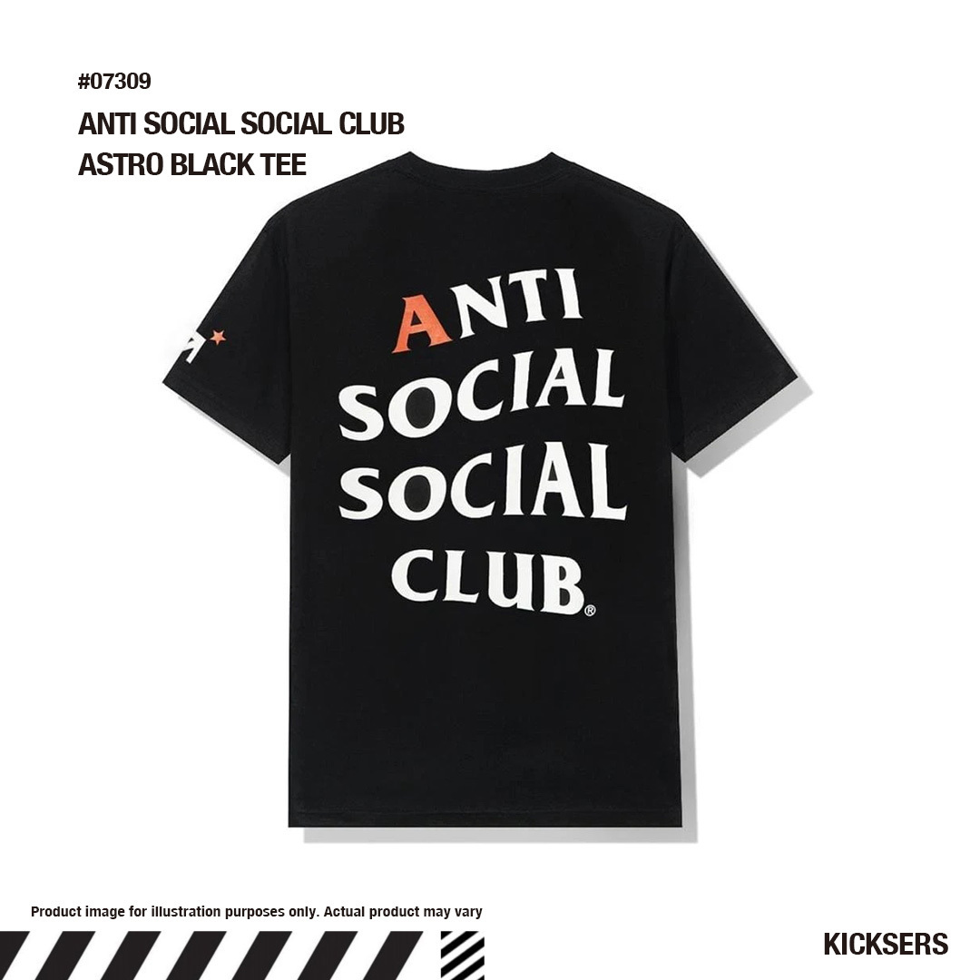 人気話題！ANTI SOCIAL SOCIAL CLUB ASTRO GAMING BLACK TEE