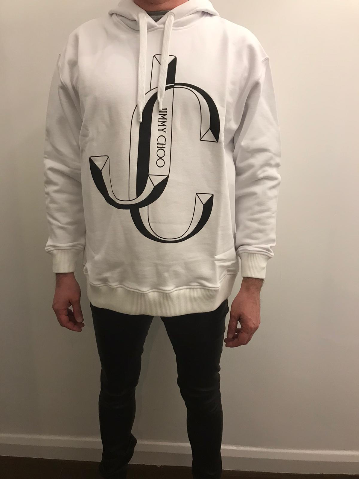 JIMMY CHOO 《VIPセール》パーカーJC-Hoodie ホワイト (Jimmy