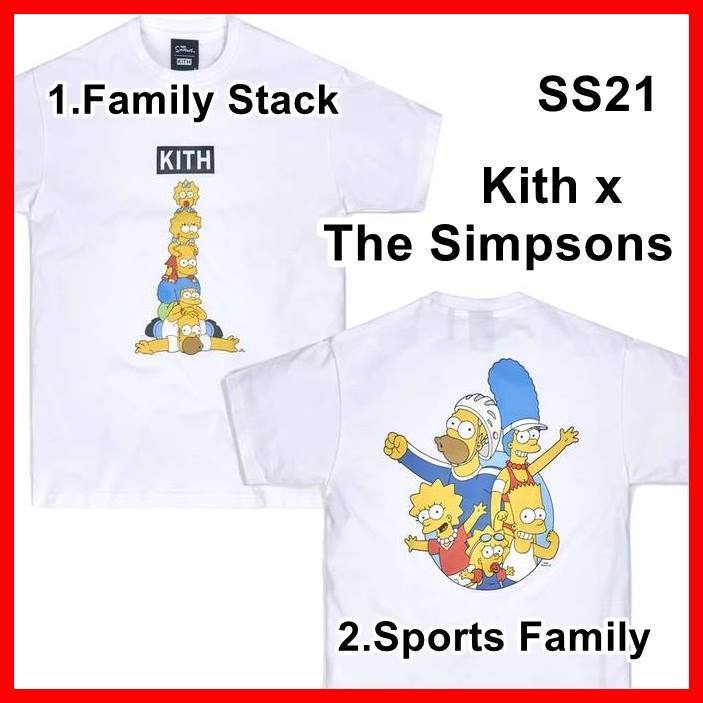Tシャツ・カットソー Kith x The Simpsons white tee FW 20 2020