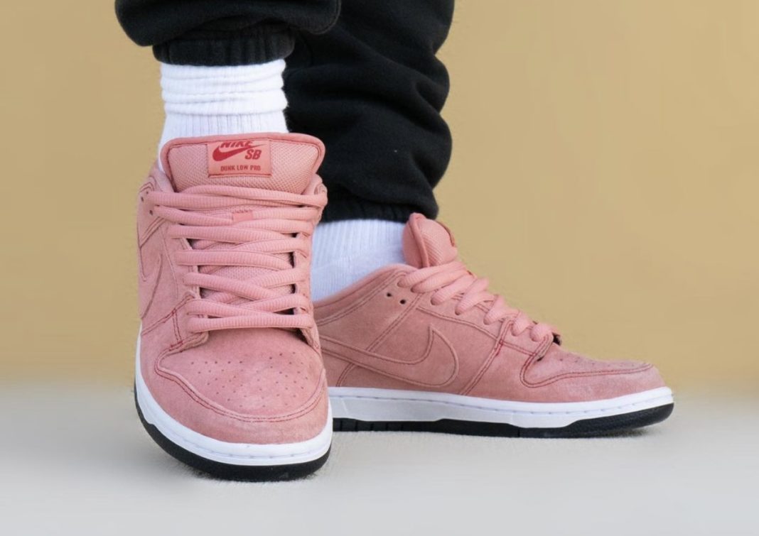 送関込 国内発送 NIKE SB DUNK LOW PRO PRM PINK PIG 23~30㎝