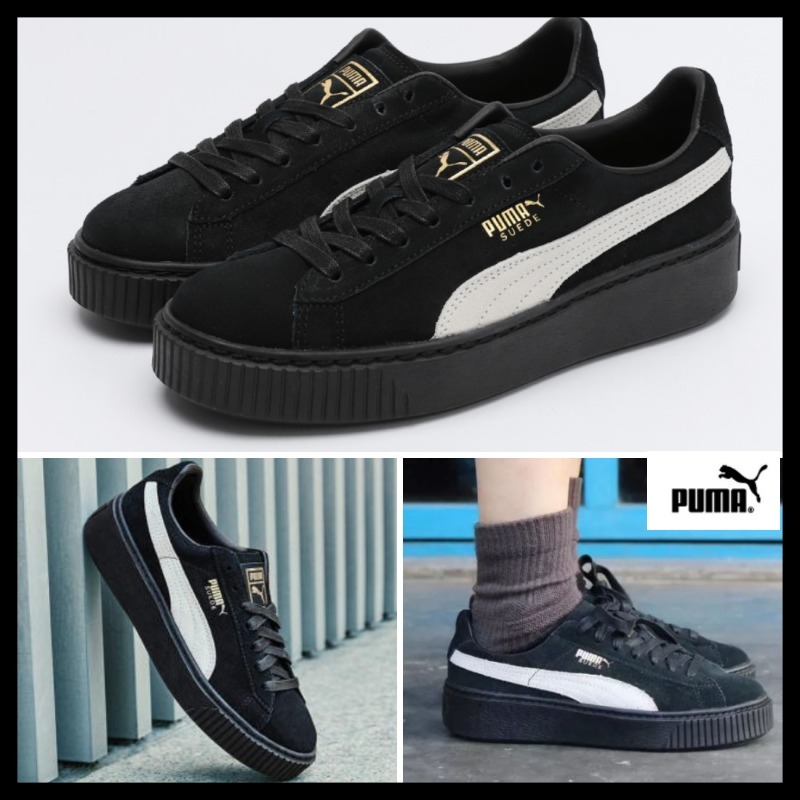 PUMA★SUEDE PLATFORM SD★スウェード★兼用★ブラック系 PUMA☆SUEDE PLATFORM (PUMA/スニーカー) 64814511【BUYMA】
