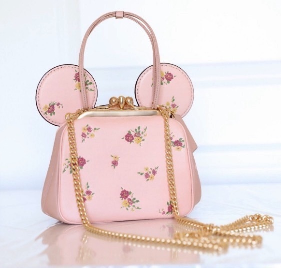 CoachxDisneyコラボ☆ミニーマウス耳レザーキスロック2wayバッグ CoachxDisneyコラボ☆ミニーマウス耳レザーキスロック2wayバッグ
