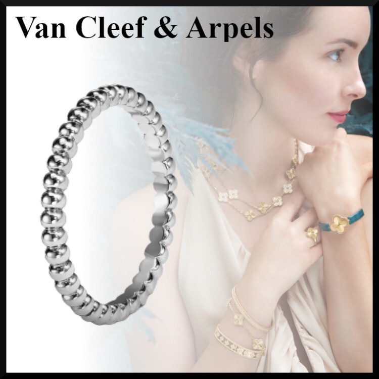 【Van Cleef&Arpels】ペルレ ゴールドパール リング Sモデル