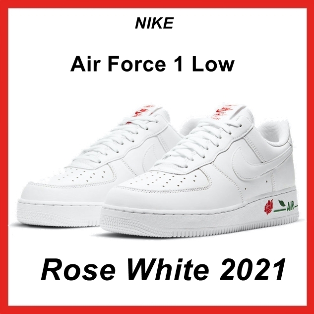 スニーカー Nike Air Force 1 Low Rose WHITE 2021 SS 21