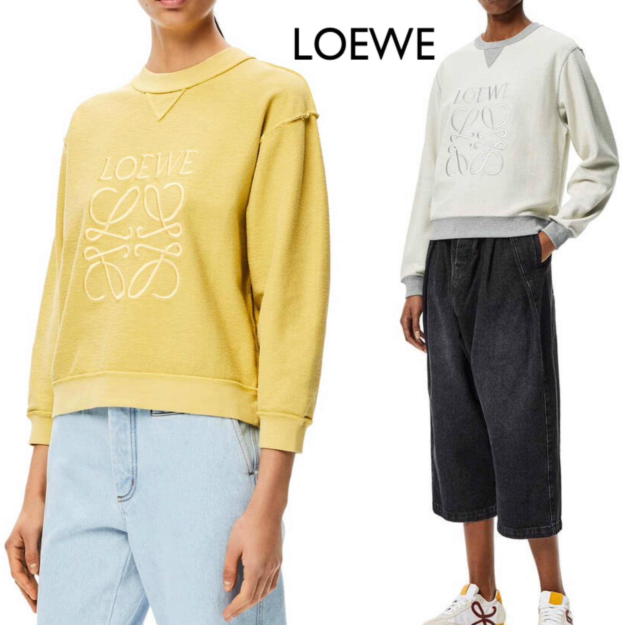【LOEWE】2021新作♪カラー2色★アナグラム スウェットシャツ スウェット・トレーナー 【LOEWE】2021新作♪カラー2色★アナグラム スウェットシャツ スウェット・トレーナー