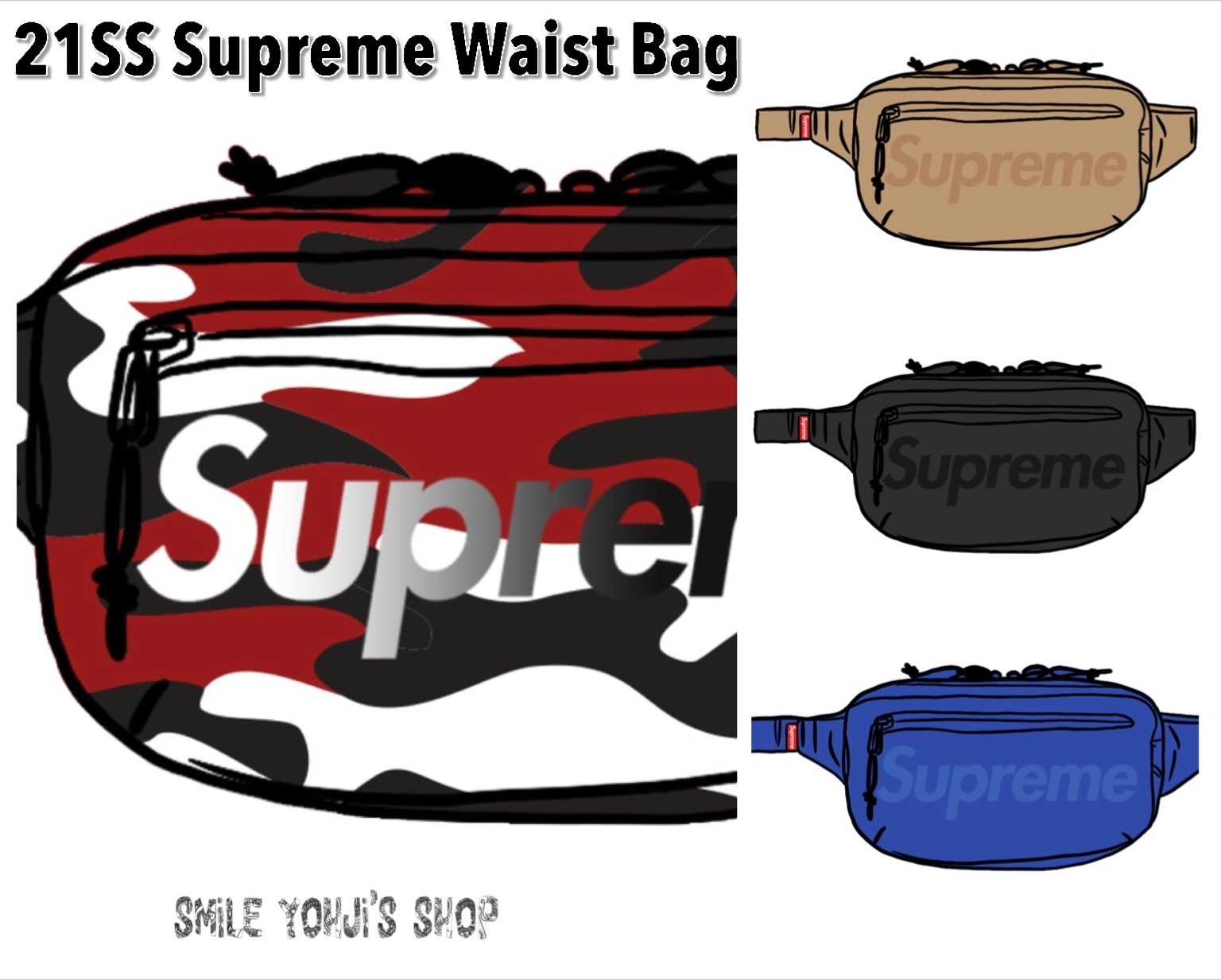 ★21SS WEEK1★Supreme Waist Bag
