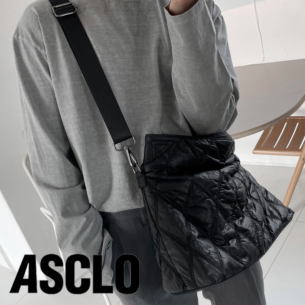 ショルダーバッグ ASCLO Quilting Padding Bag (3color)